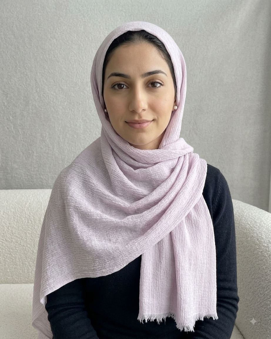 شال پلیسه پاستیلی
