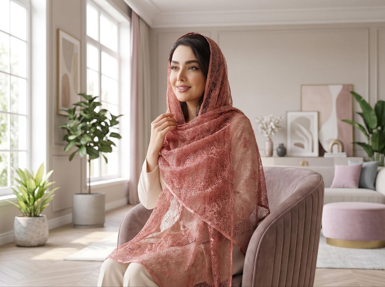 شال حصیری وارداتی