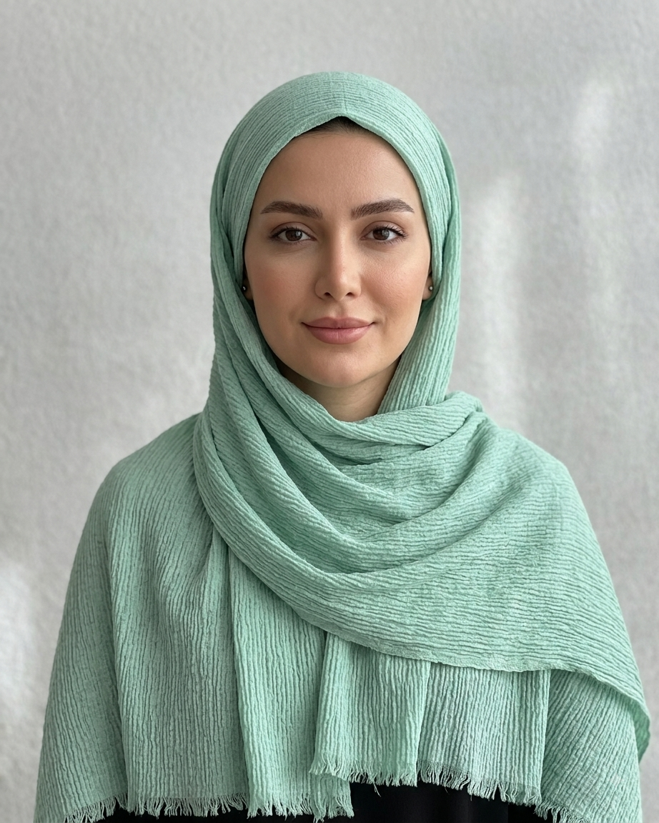 شال پلیسه پاستیلی