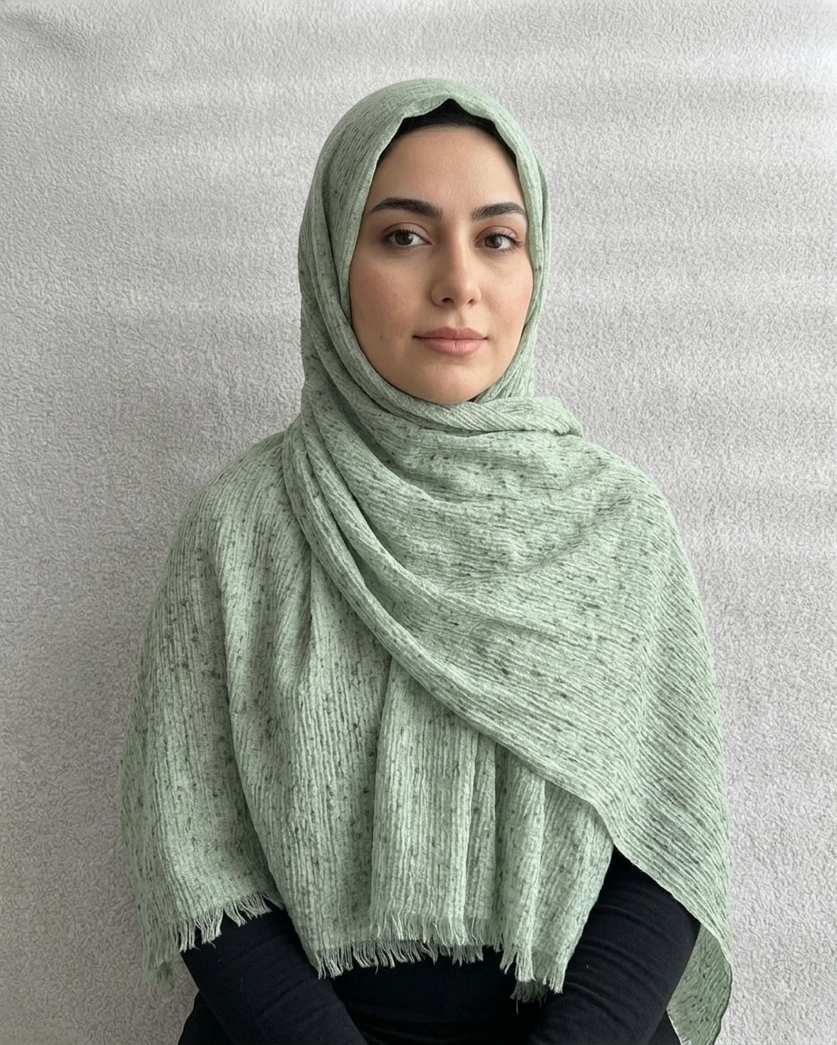 شال پلیسه پاستیلی