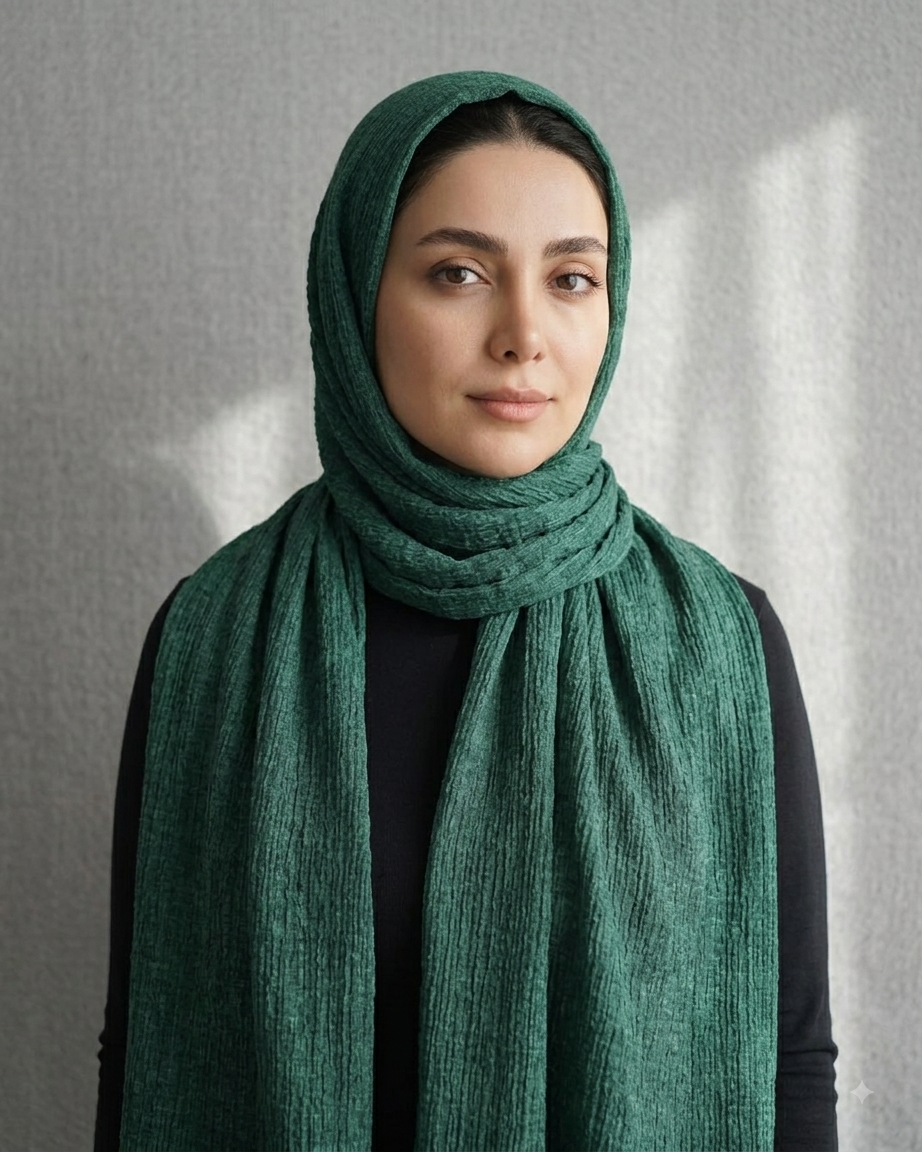 شال پلیسه پاستیلی