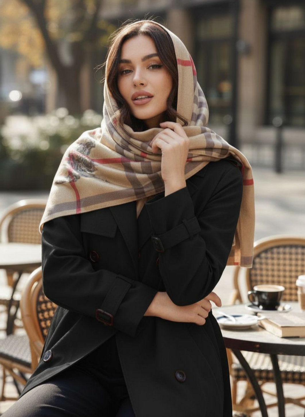 شال موهر مخمل